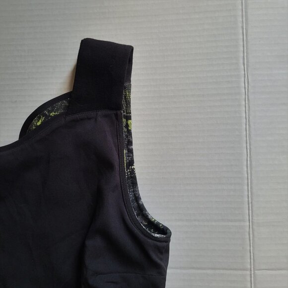 Kenneth Cole New York dress snake skin print sleeveless fit and flare neon green - Picture 12 of 14